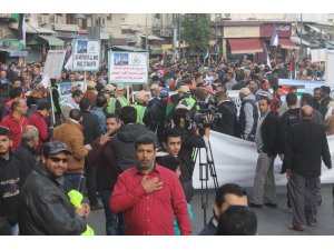 Amman’da Kudüs’e destek, Trump’a protesto gösterisi