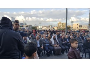 İsrali’in Sahnin kentinde Trump protesto edildi