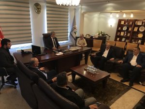 AK Parti ilçe teşkilatından Başkan Akcan’a ziyaret