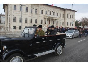 Atatürk’ün, Sivas’tan Ankara’ya uğurlanışı canlandırıldı