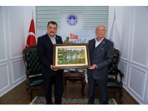 TÜRFAD yöneticileri Gürkan’ı ziyaret etti