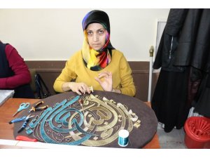 Erzincan’da filografi sanatı kadınlara gelir kapısı oldu