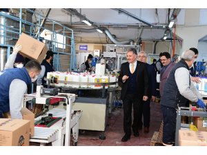 Başkan Çakır’dan Esenlik Kimya Fabrikasına ziyaret