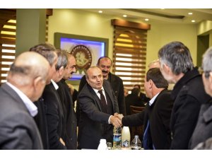 Milletvekili Çelik ve Başkan Arslan, Taşköprü’de muhtarlarla bir araya geldi