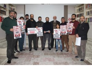 Mazlum-Der Ağrı Şubesi 28 Şubat yargı kararlarını protesto etti