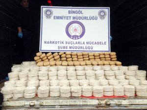 Bingöl’de nefes kesen operasyon: 304 kilo eroin ele geçirildi