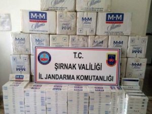 Şırnak’ta 15 günde 61 bin 999 paket kaçak sigara ele geçirildi