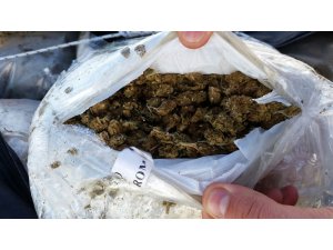 Çanakkale’de deniz kıyısında bin 500 kilogram esrar ele geçirildi