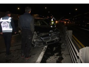 Haliç Köprüsü’nde kaza: 2 yaralı