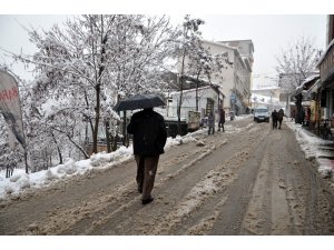 Tunceli’de kar yağışı etkili oldu, 242 köy yolu kapandı