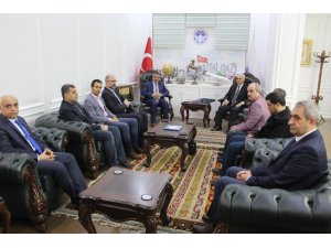 Gazeteciler Başkan Gürkan’a hayırlı olsun ziyaretinde bulundu