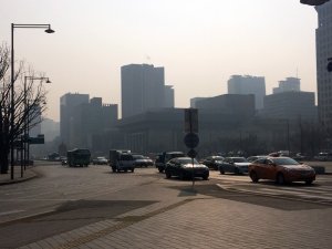 Yoğun toz bulutu Güney Kore’yi terk ediyor