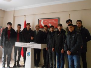 Erzurum Lisesi Öğrencilerinden Mehmetçik Vakfı’na ziyaret