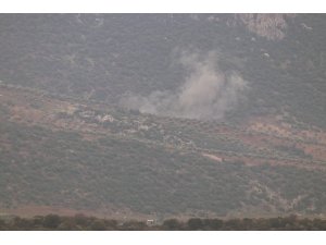 Afrin’deki PKK/PYD hedeflerine 2 top atışı yapıldı