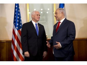 Mike Pence, İsrail Başakanı Netanyahu ile görüştü