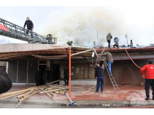 Erzincan’da yangın paniği