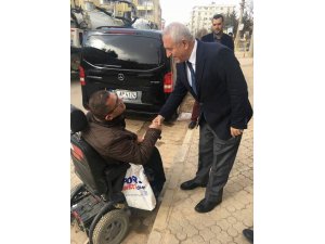 AK Parti Mardin İl Başkanı Engelli vatandaşın yanına gitti