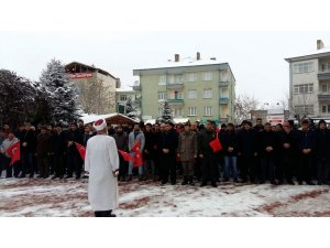 Kaman İlçesinde Afrin’de görev yapan Mehmetçik için Fetih duası yapıldı