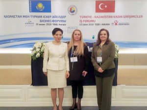 Edirne KGK Türkiye-Kazakistan Kadın Girişimciler İş Forumu’na katıldı