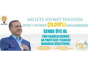 AK Parti Çıldır Gençlik Kollarından üye kampanyası