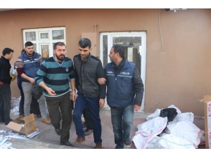 Aksaray’daki kaçak sigara operasyonunda 4 tutuklama