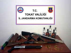 Tokat’ta silah kaçakçılarına yönelik operasyon
