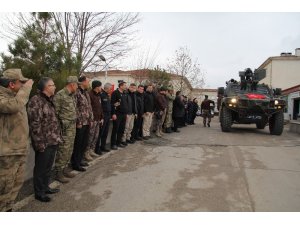 Elazığ’dan özel harekatçılar Afrin’e uğurlandı