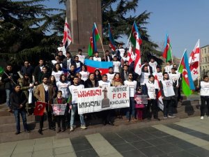 Hocalı katliamı 26. yılında Tiflis’te protesto edildi
