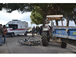 Saruhanlı’da trafik kazası: 1 yaralı