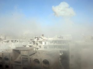 Esed rejimi Doğu Guta'daki sivilleri kimyasal silahla vurdu