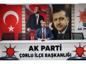 AK Parti Çorlu İlçe Başkanı Atalay: “Çanakkale Savaşı bizim gurur tablomuzdur”