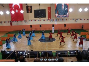 Ardahan Belediyesi Kış Güneşi Halk Dansları İl şampiyonasında birinci oldu