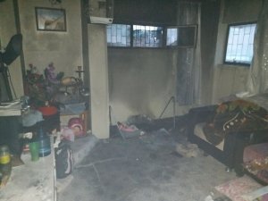 Alanya’da ev yangını paniğe neden oldu