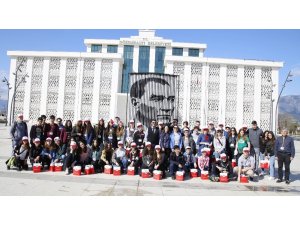 Başkan Genç, AB Erasmus projesi öğrenci ve öğretmenlerini ağırladı