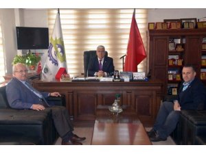 Başkan Albayrak, Ergene Belediye Başkanı Rasim Yüksel ile buluştu