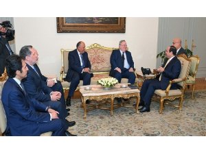 Mısır Devlet Başkanı Abdülfettah es-Sisi, Yunanistan Dışişleri Bakanı Nikos Kocyas’ı kabul etti