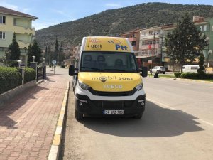 PTT Mobil Aracı Vezirhan’da hizmet vermeye başladı