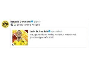 Usain Bolt, Borussia Dortmund ile antrenmana çıkacak