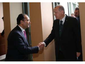 Başkan Cahan, Cumhurbaşkanı Erdoğan’a ve Başbakan Yıldırım’a Uşak’ın selamını iletti