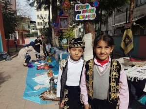 Minik öğrenciler Anadolu Kültürü’nü okul bahçesine taşıdılar