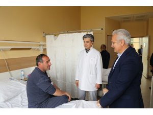 Başkan Başsoy Kandilde hastaları unutmadı