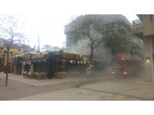 Kuşadası’nda lokanta yangını