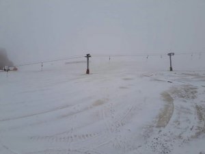 Mart sonunda Uludağ’a kar sürprizi
