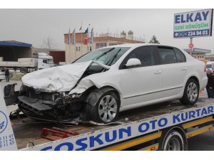 Elazığ’da trafik kazası: 2 yaralı