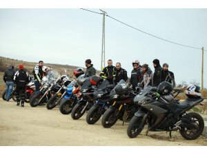 Motosikletçiler ’Zeytin Dalına destek için yola çıktı