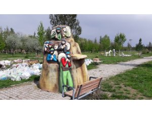 Bismil’deki Masal Parkı’nın kahramanları yerlerini alıyor