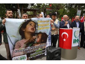 Doğu Guta’ya kimyasal saldırı Nevşehir’de protesto edildi