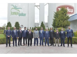 KMÜ heyeti Konya’daki tesislere teknik gezi düzenledi