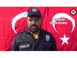 Zonguldak Kömürspor’dan polislere anlamlı klip