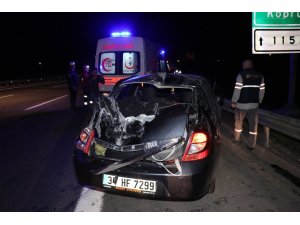Bolu’da zincirleme trafik kazası: 7 yaralı